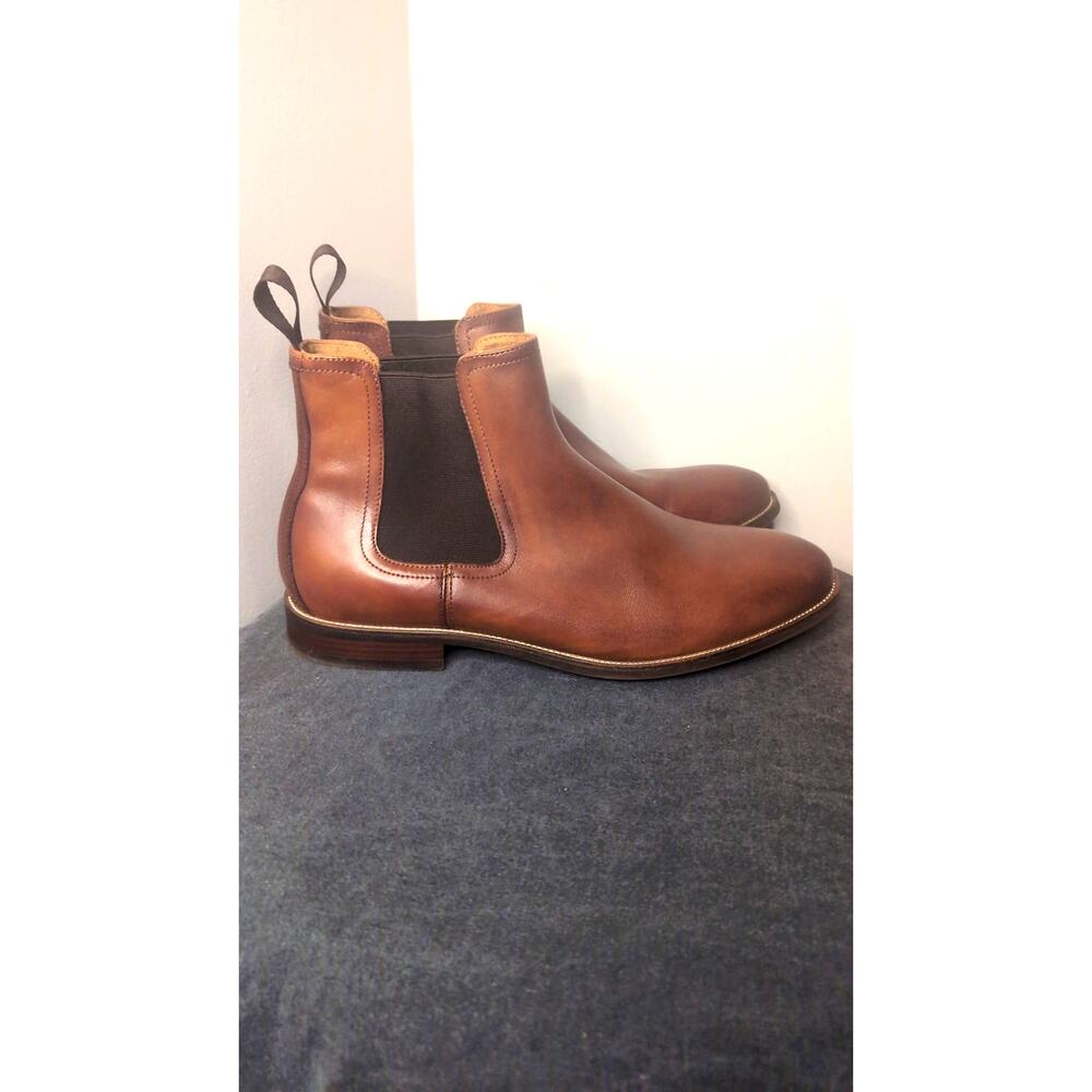 Florsheim Rucci Brown Leather Chelsea Boots Men’s 11.5 M